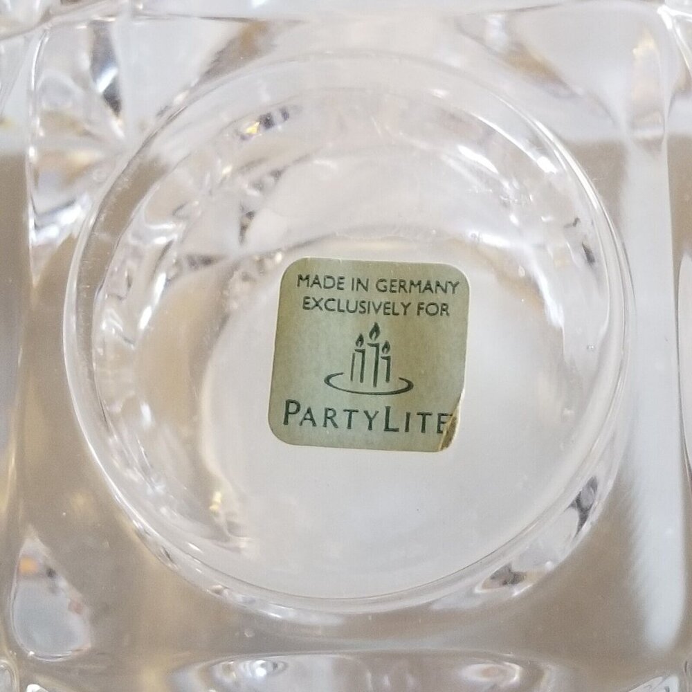 PartyLite Quad Prism 24% Lead Crystal Votive Candle Holder - Picture 5 of 8